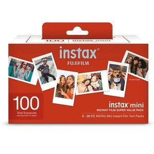 Fujifilm Instax Mini Film Super Value Pack (100 Film Pack)